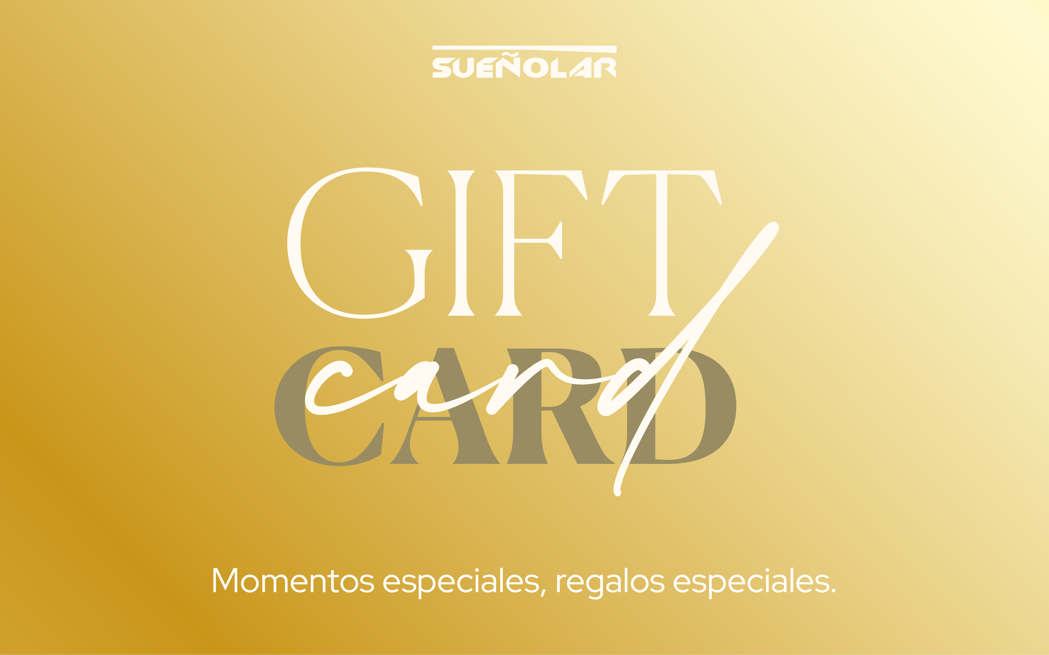 Gift Card Sueñolar – Dorada