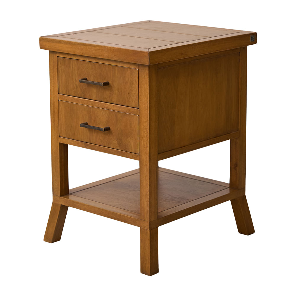 MESA DE LUZ CLASICO 2C LUSTRE MIEL