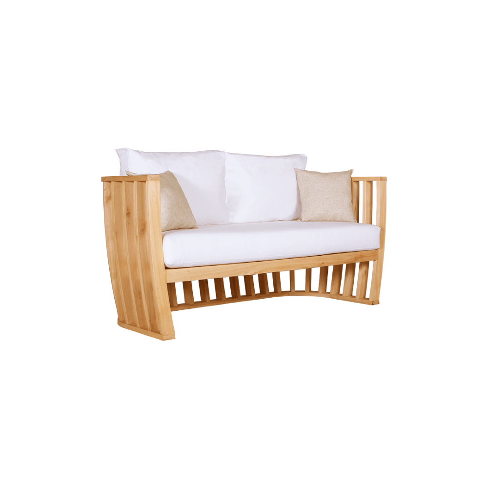 Sillon Montreal Blanco  2 cuerpos