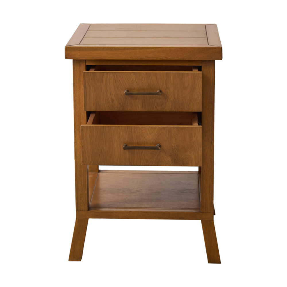 MESA DE LUZ CLASICO 2C LUSTRE MIEL