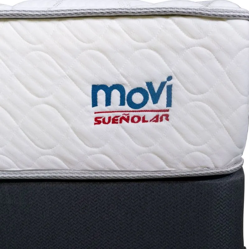 Sommier Movi Panal Color Gris 100x190 cm