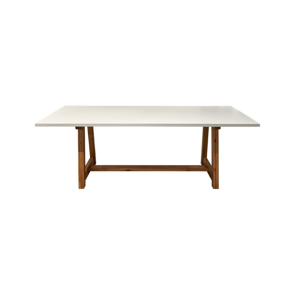 MESA COMEDOR TORONTO TAPA BLANCA