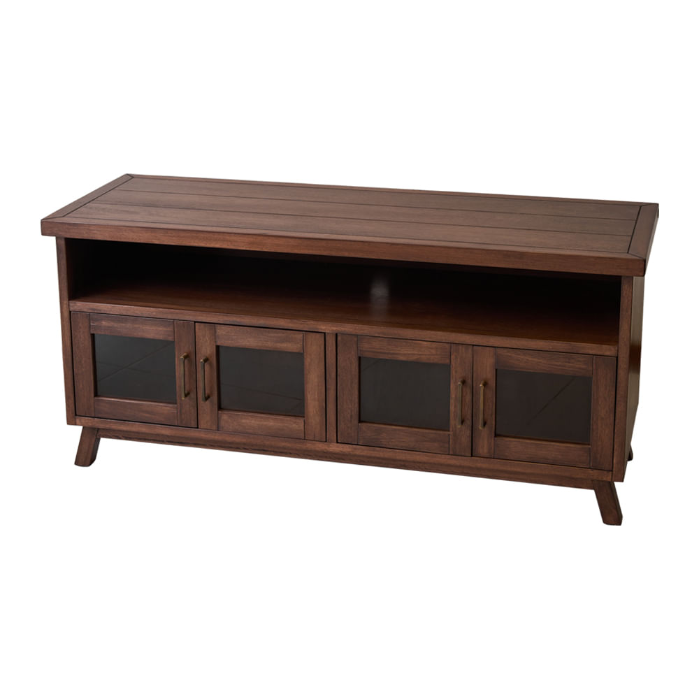 RACK TV CLASICO LUSTRE NOGAL