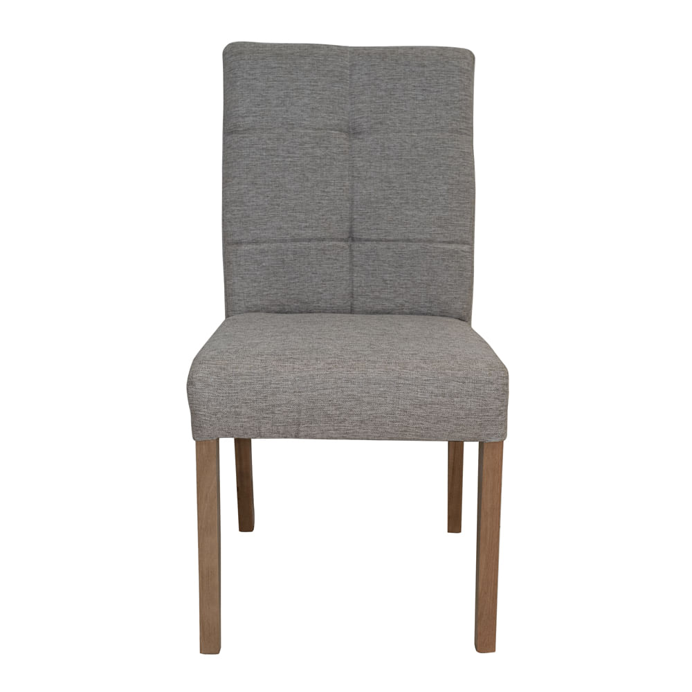 Silla Dana Cuadrada Gris Deco