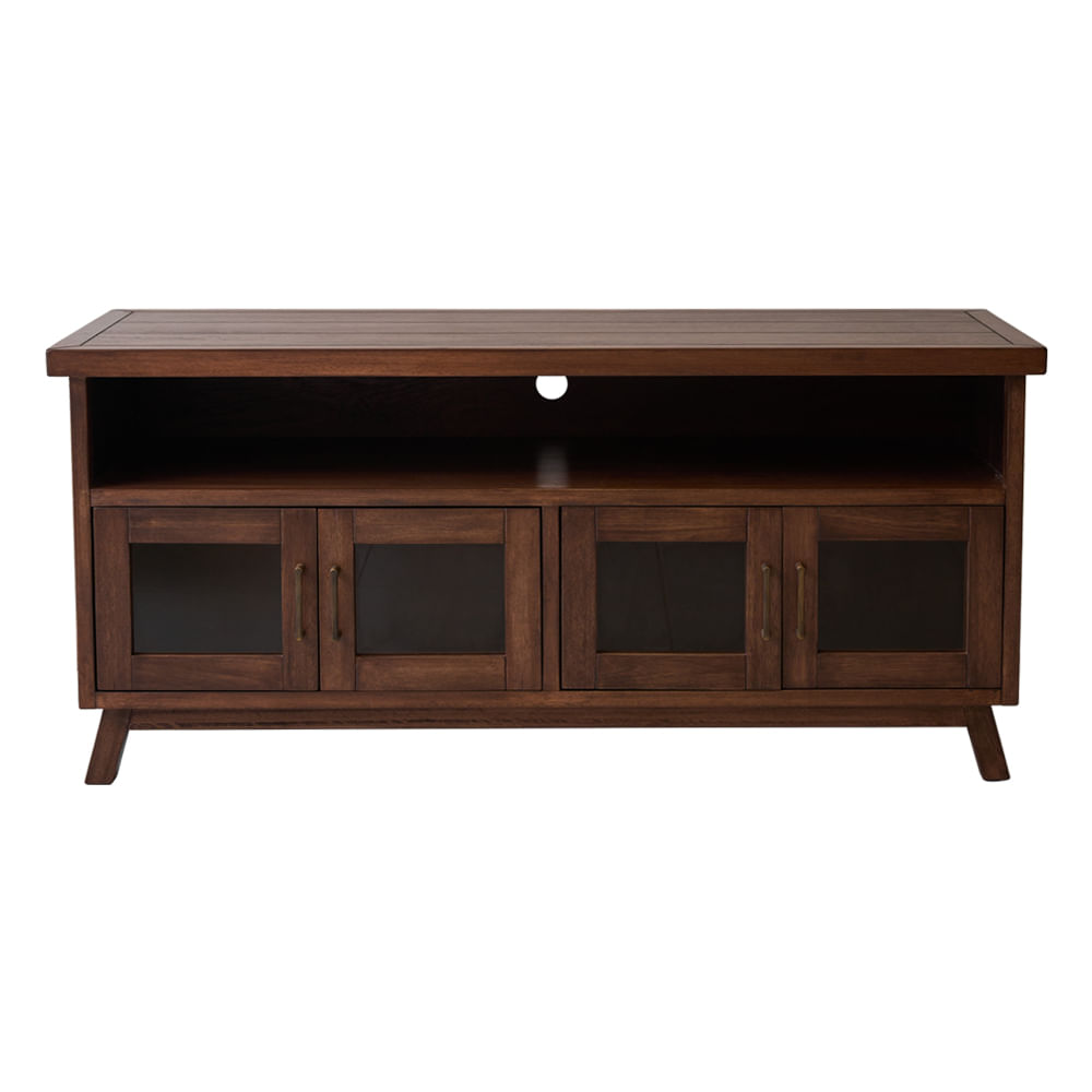 RACK TV CLASICO LUSTRE NOGAL
