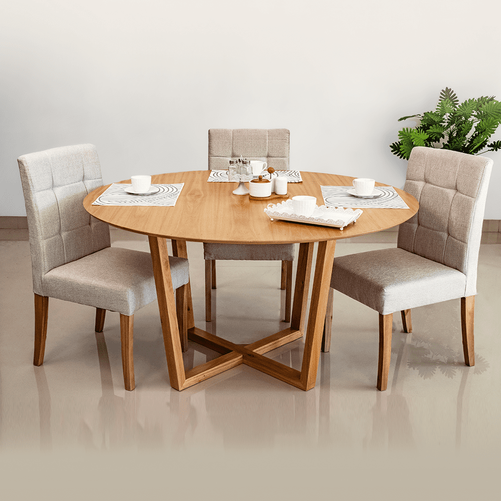 Mesa Comedor Amelia p4 personas  Laqueado Barniz