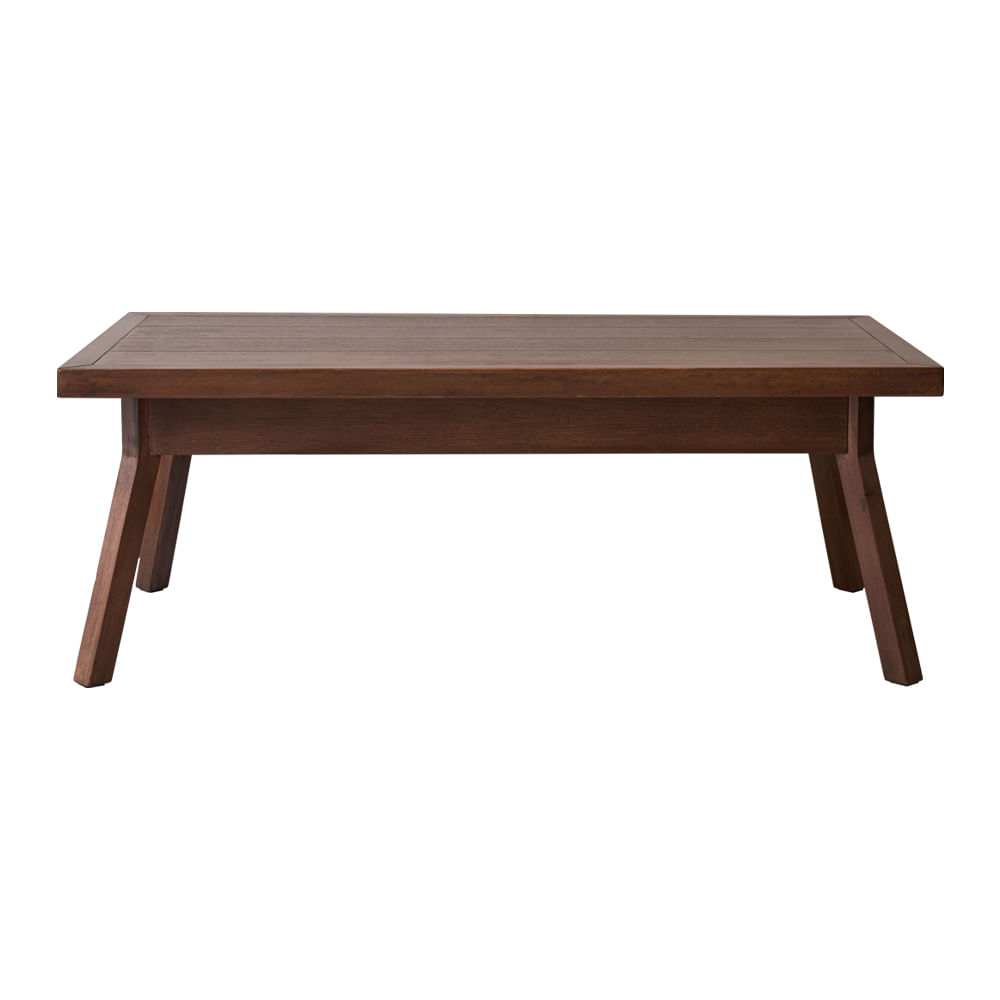 MESA CENTRO RECTANGULAR CLASICO LUSTRE NOGAL