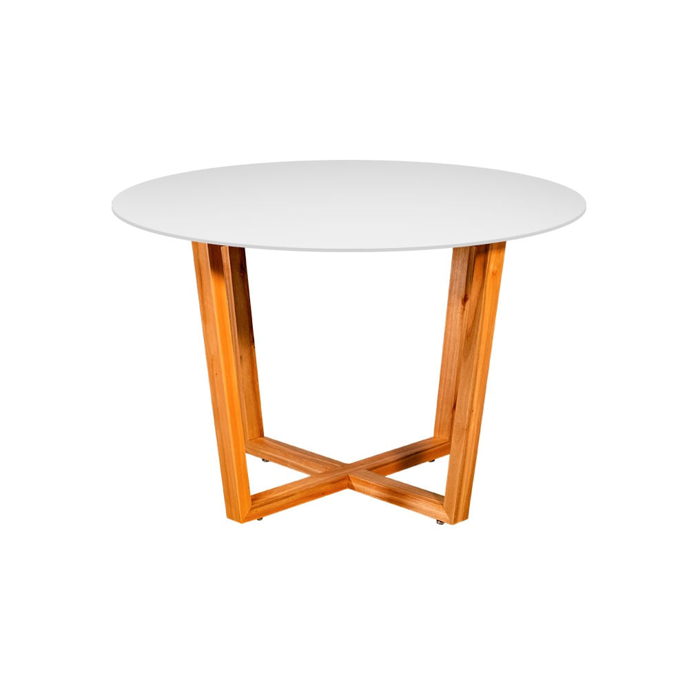 Mesa Comedor Amelia p6 personas  Laqueado Blanco