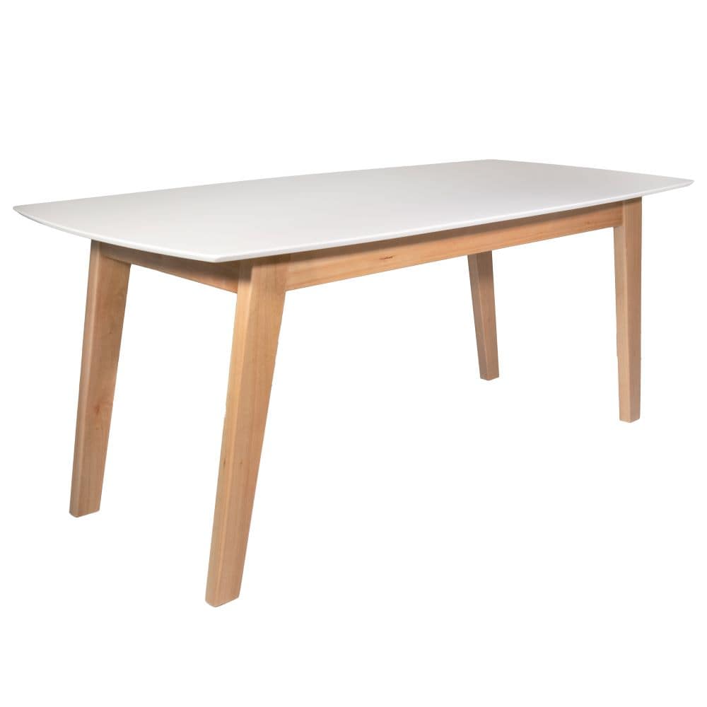 Mesa Comedor Mia  Laqueado Blanco