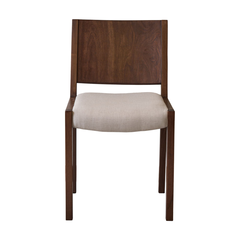 SILLA SERRA CLASICO BIEGE 229 BOY LUSTRE NOGAL