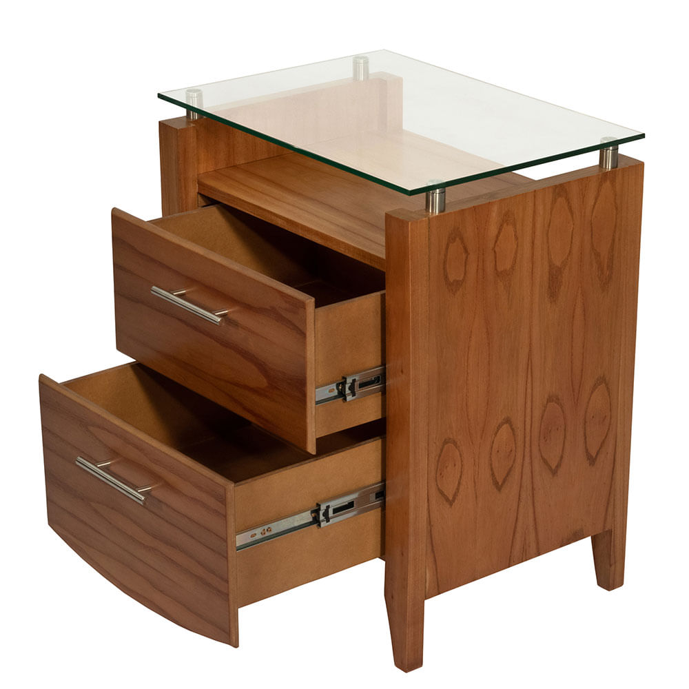 Mesa De Madera Goya 2 Cajones