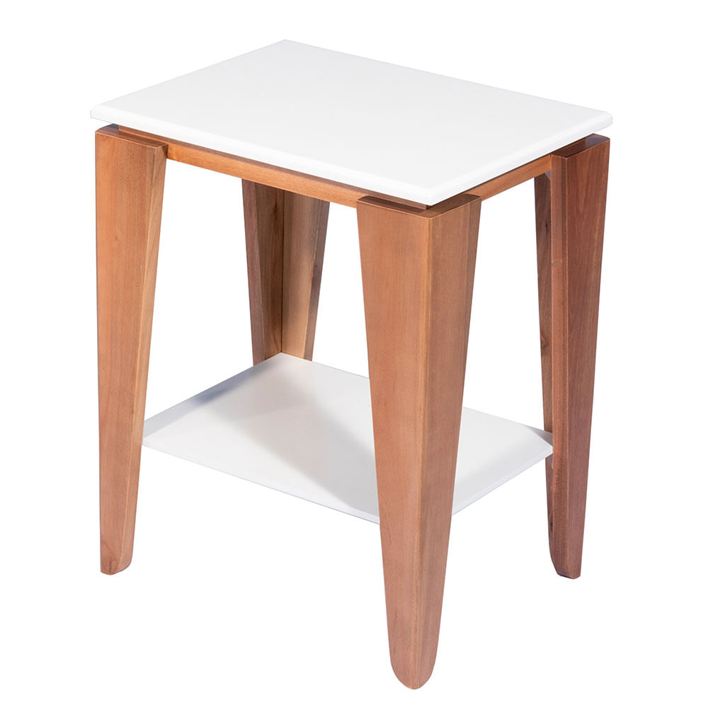 Mesita De Madera  Recife Blanco