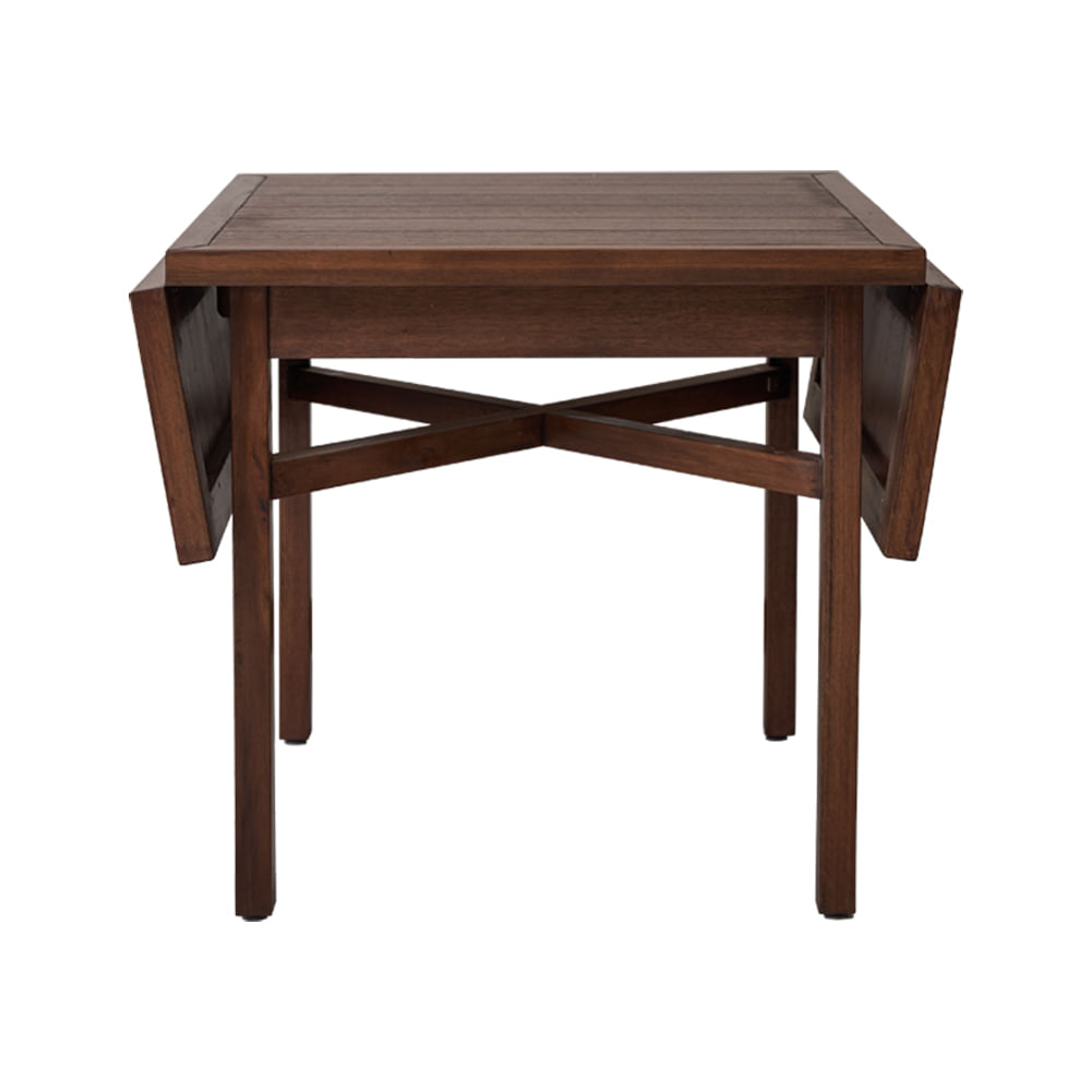 MESA COMEDOR EXTENSIBLE CLASICO LUSTRE NOGAL