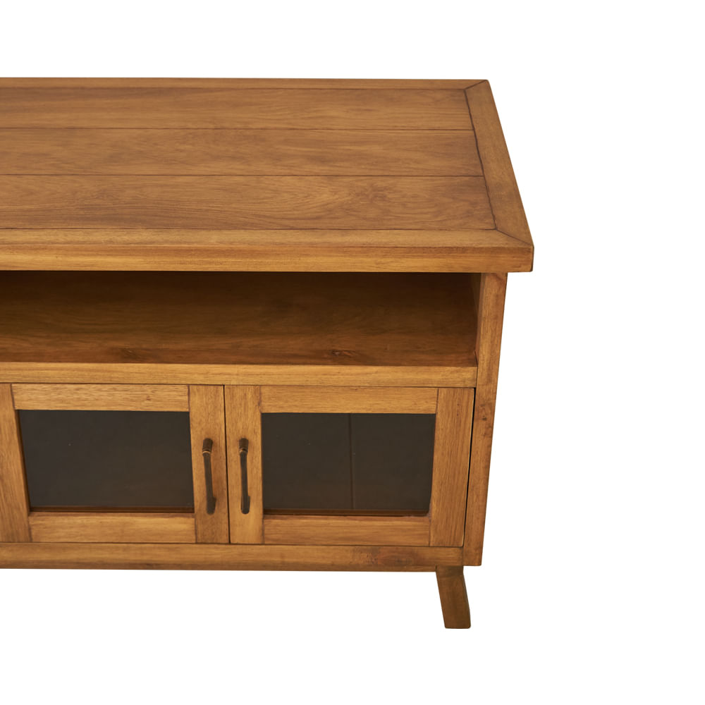 RACK TV CLASICO LUSTRE MIEL