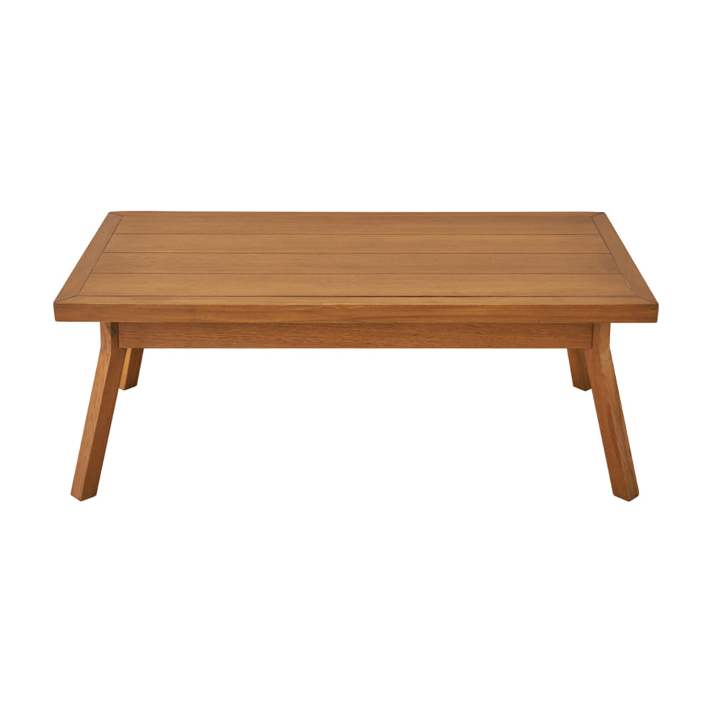 MESA CENTRO RECTANGULAR CLASICO LUSTRE MIEL