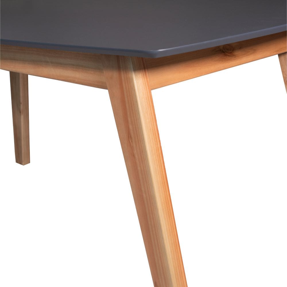 Mesa Comedor Mia  Laqueado Gris