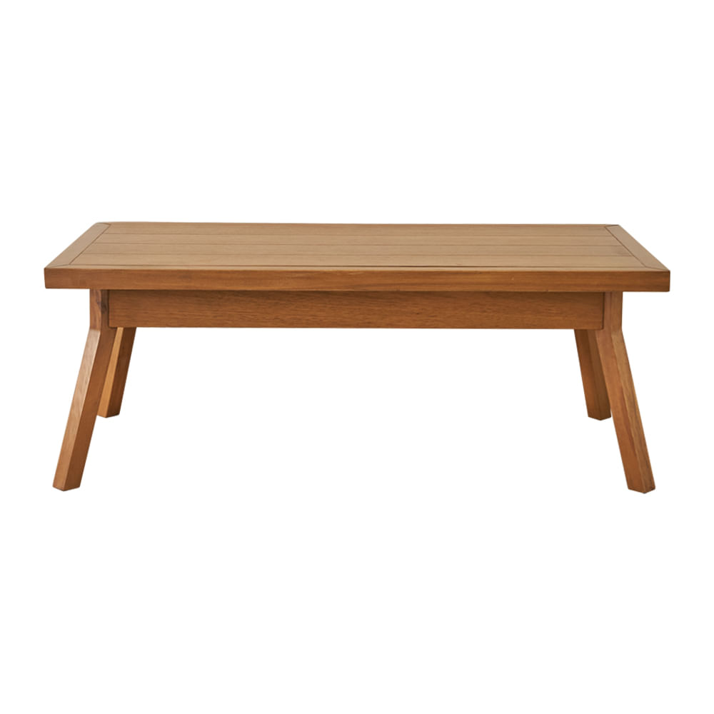 MESA CENTRO RECTANGULAR CLASICO LUSTRE MIEL