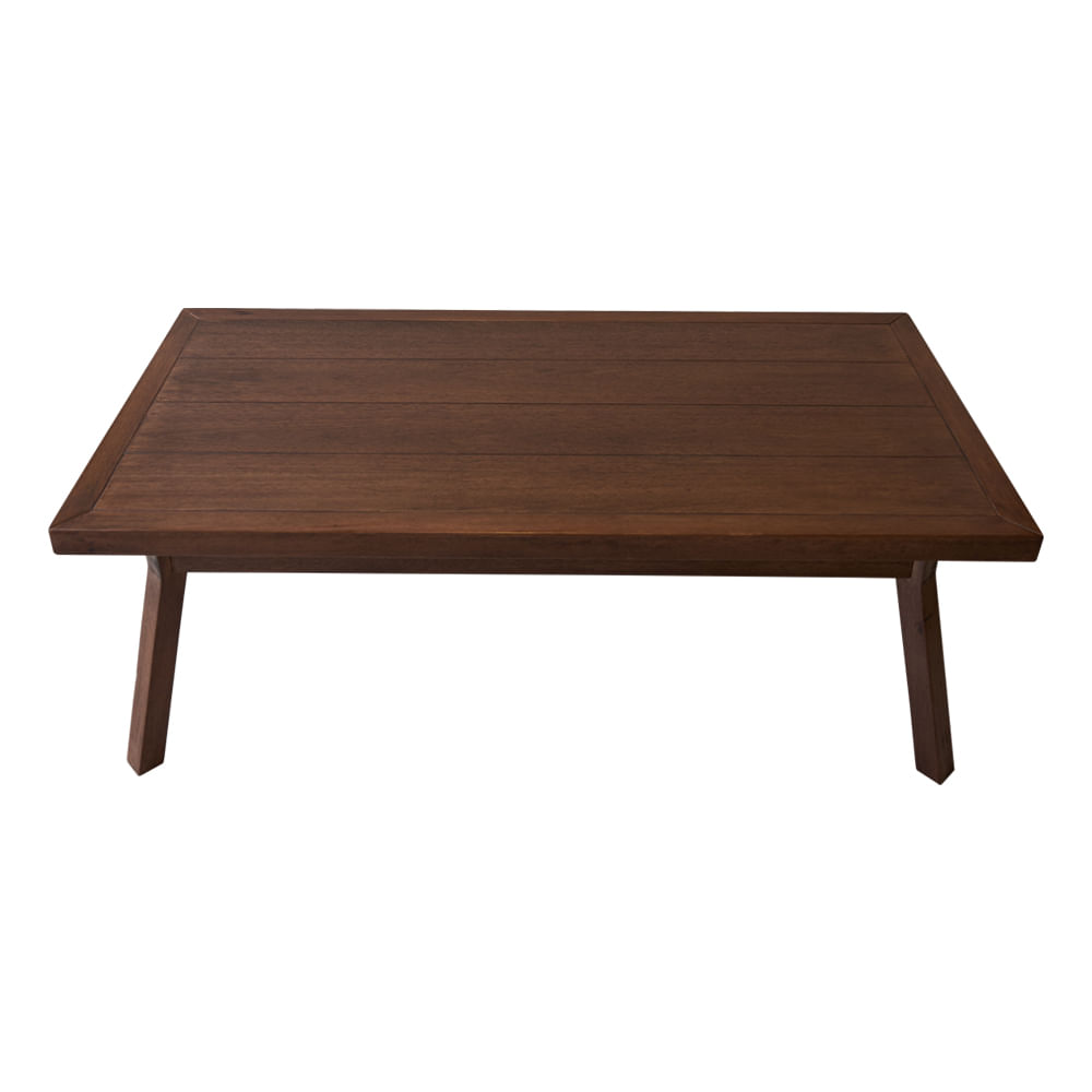 MESA CENTRO RECTANGULAR CLASICO LUSTRE NOGAL
