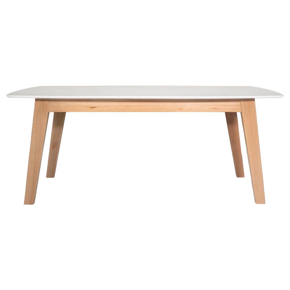 Mesa Comedor Mia  Laqueado Blanco